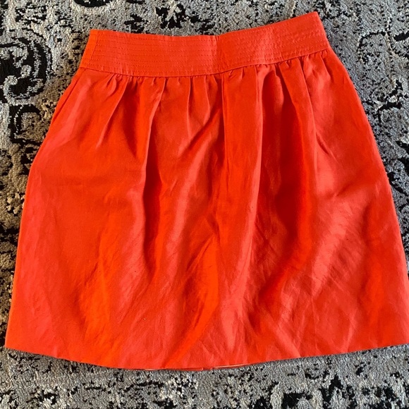 J Crew Dorrie Linen Blend A line Skirt - Picture 4 of 6